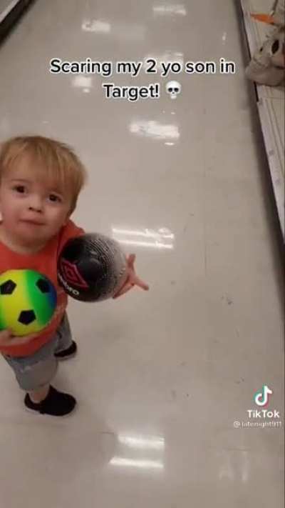 Poor kid is traumatized