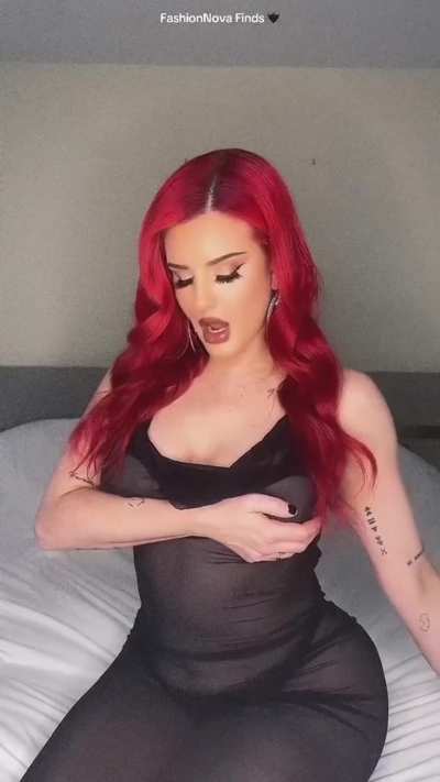 Showing off her ass