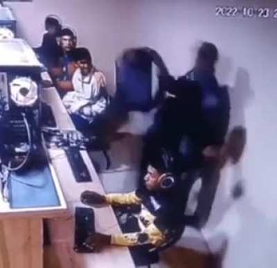 Dad hits son for skipping school, and injures a random kid