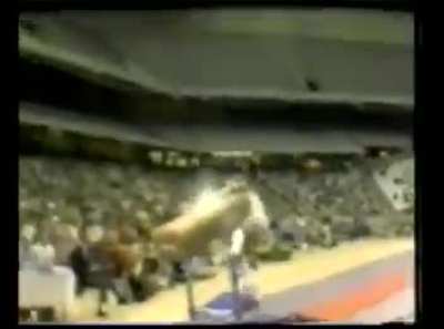 A classic gymnast fail 😲