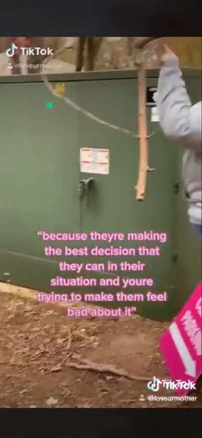 Abortion clinic escort goes off on a Karen