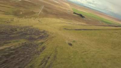 Flying in Iceland