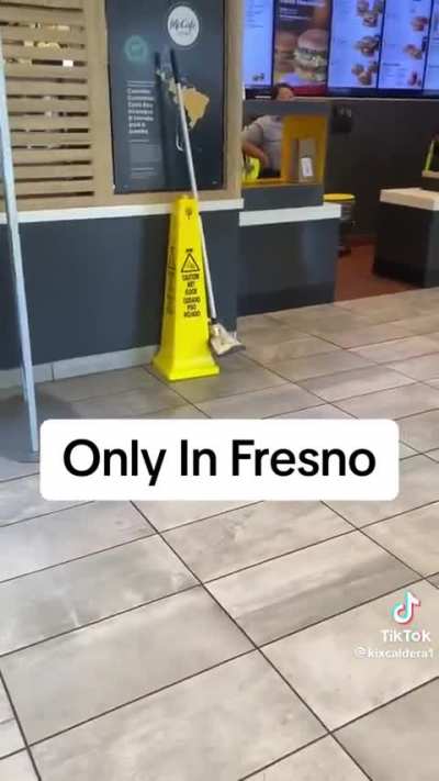 She left quick after her final remark. Kudos to the guy standing up for the employees.