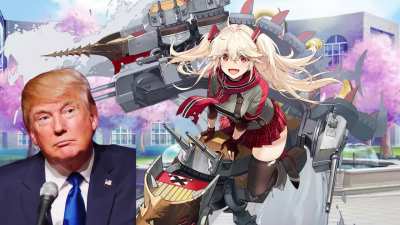 US presidents debate Azur Lane (AI voice)