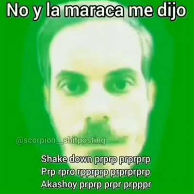 No y la maraca me dijo