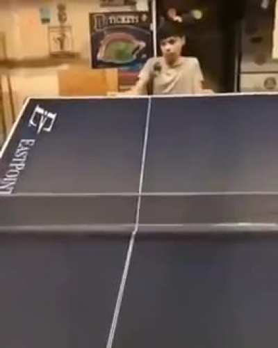 Never-ending table tennis