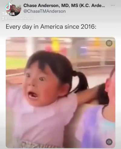 Every day in America since 2016.