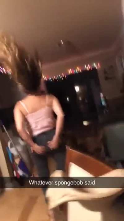 Hot Blonde Rips Her Jeans