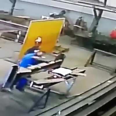 Working without a welding cap, WCGW?