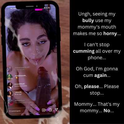 Watching Mom suck my bully's cock makes me so horny...