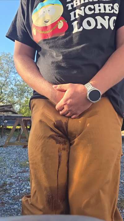 Couldn't hold it at work again