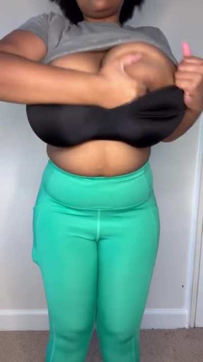 After workout boobs