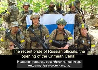 Freedom Russia Legion records a post-HPP statement which calls for the military defeat of the RF as well as a death sentence for Vladimir Putin