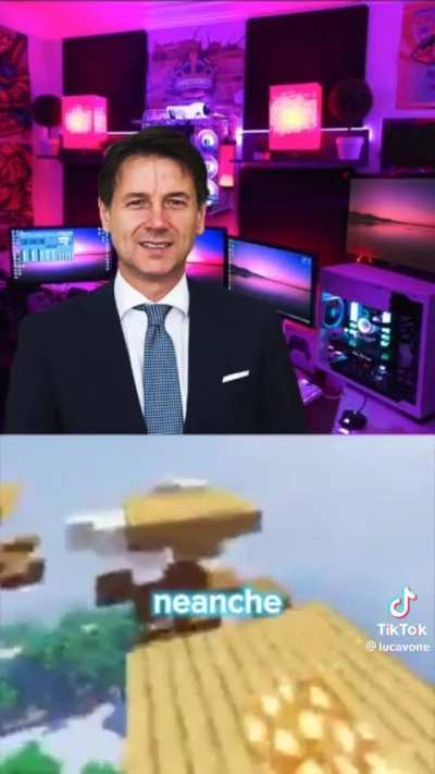 I politici giocando a Minecraft 