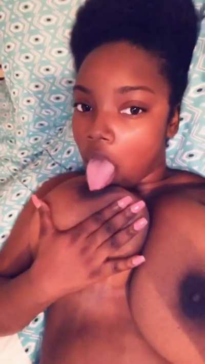 Big tit ebony