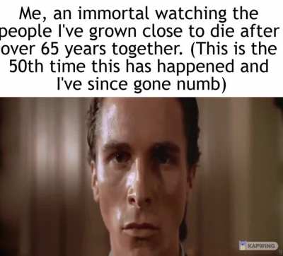 It doesn't even hurt anymore. It doesn't feel like anything anymore.