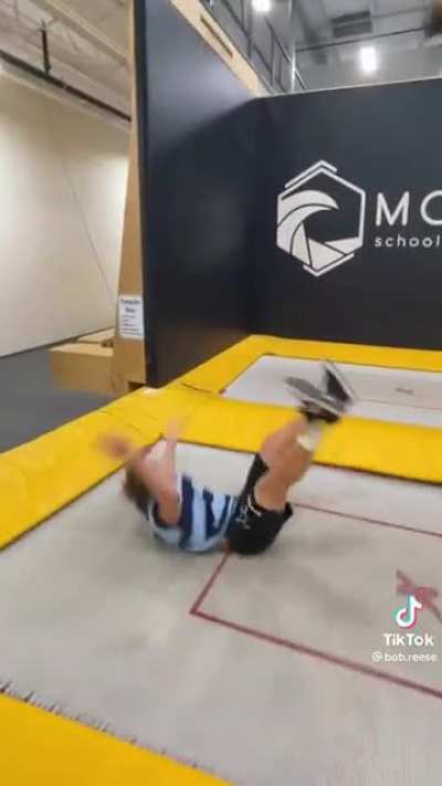 He was killed by a trampoline 🤣