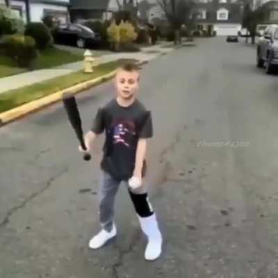 baseball trickshot