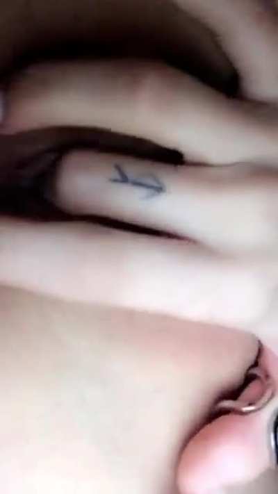 Playing with my pussy
