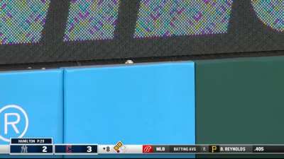 [Highlight] Mike Zunino robbed of an RBI by the ad board netting