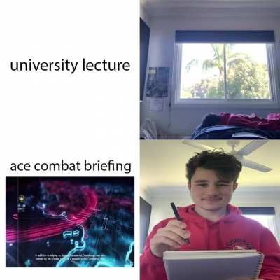 Me when briefing