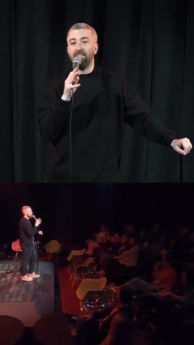 This woman who felt the need to insert herself into this guy’s comedy show. This guy handled it rlly well. Take no bullshit