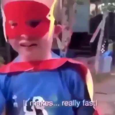 He’s the flash