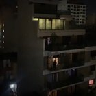 Buenos Aires citizens protesting tonight by banging metal pots and pans against the government decision to release criminals from prison, which led to several rapists and murderers being benefitted with home detention