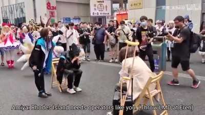 Doctor vs. Eren from Attack on Titan (Shanghai CP28 Comic Con)
