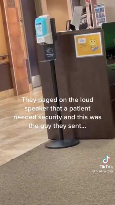 All the comments were talking about how it’s sad the old guy needs to work, not how it’s sad that the hospital doesn’t see the need for anything more then a warm body.
