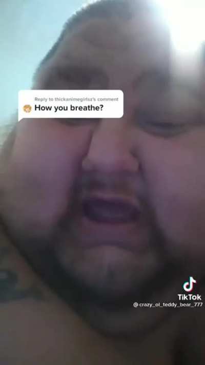 Absolute chad appreciates the lord for his life and breathing