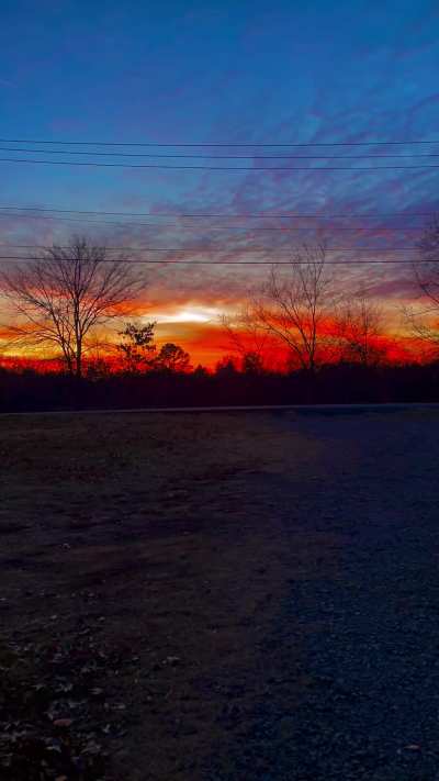 Yesterday’s sunset