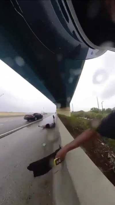 Woman Smacked By Runaway Tire