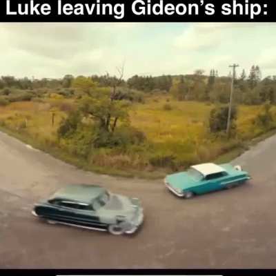 You just missed him