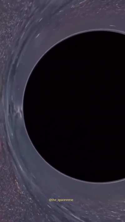 This is what falling into a Black Hole looks like