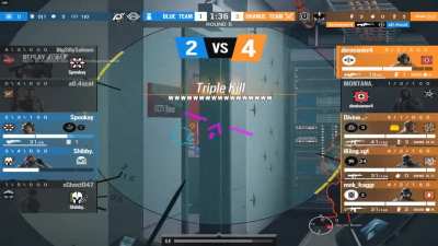 My favorite clip in my 7.000 hours of Siege. This was insane.
