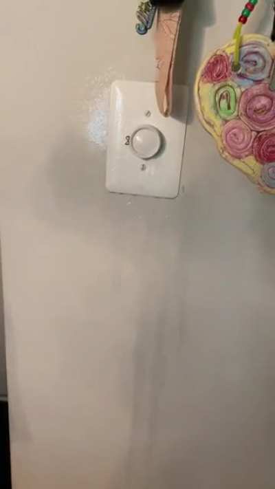 Hey babe, can you get the light?