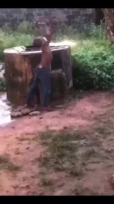 Just trynna get some water 