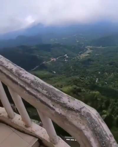 Spiral staircase climbs over 3,500 ft in the air
