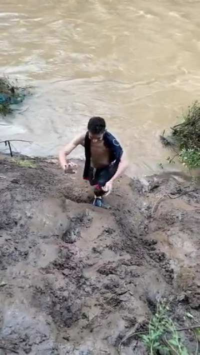 Climbing without using your hands