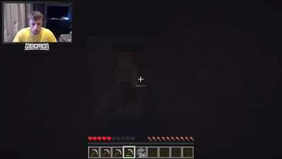 Ksi playing Minecraft