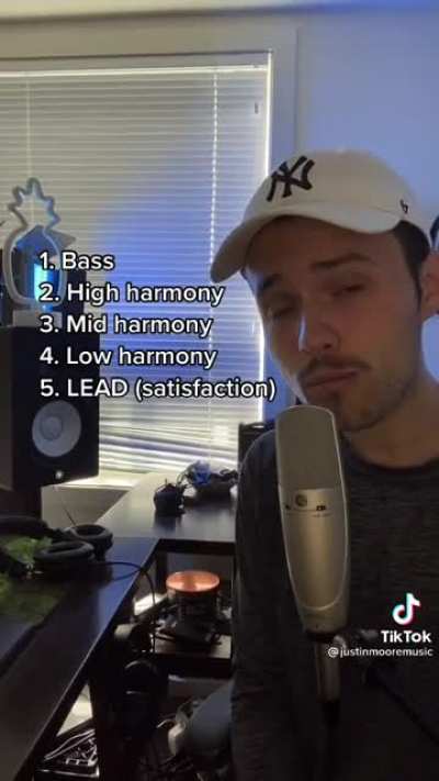 Stacking vocal tracks to create a cool harmony