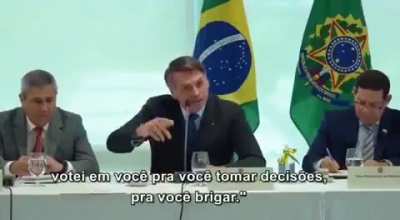 (+18) Mais um trecho do Bolsonaro na reunião, dessa vez se referindo diretamente a Moro