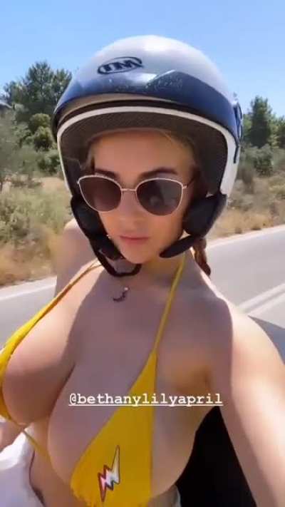 Massive Juggs in Bikini Top