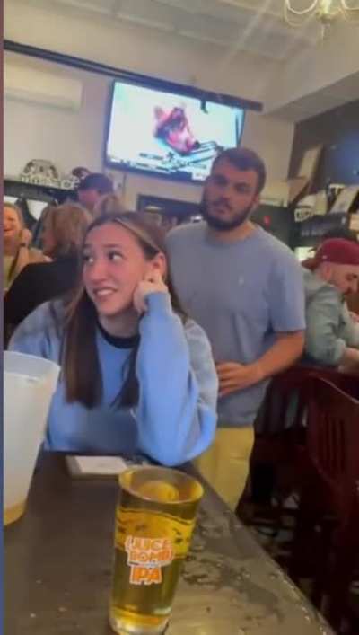 To talk to the woman