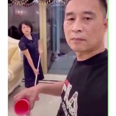 Man pisses wife off