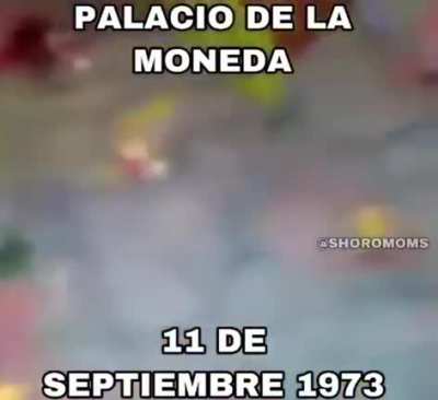 El palacio de la moneda el 11 de septiembre be like