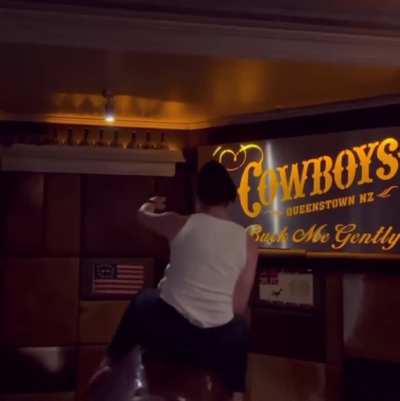 Riding the mechanical bull