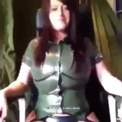 dog fears the boob