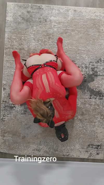 Locked up in matching lingerie with your ass fucked. How life has changed. 